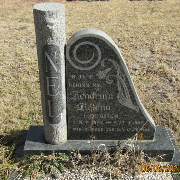 NEL Hendrina Helena nee SERFONTEIN 1904-1980