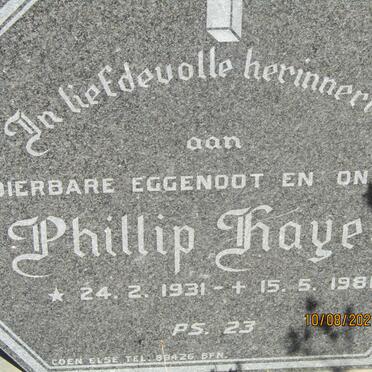 HAYES Phillip 1931-1981