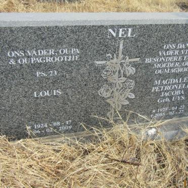 NEL Louis 1924-2009 &amp; Magdalena Petronella Jacoba UYS 1925-2005