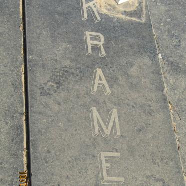 KRAMER Adriaan P. 1909-1982 & Isabella E. M. DE VOS 1918-1991 _1