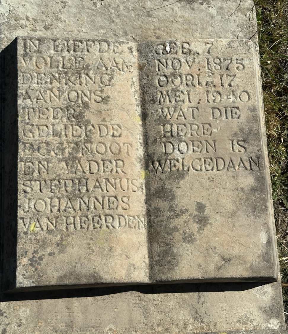 HEERDEN Stephanus Johannes, van 1875-1940