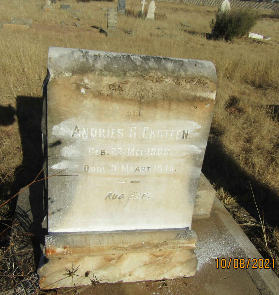 EKSTEEN Andries S. 1909-1940