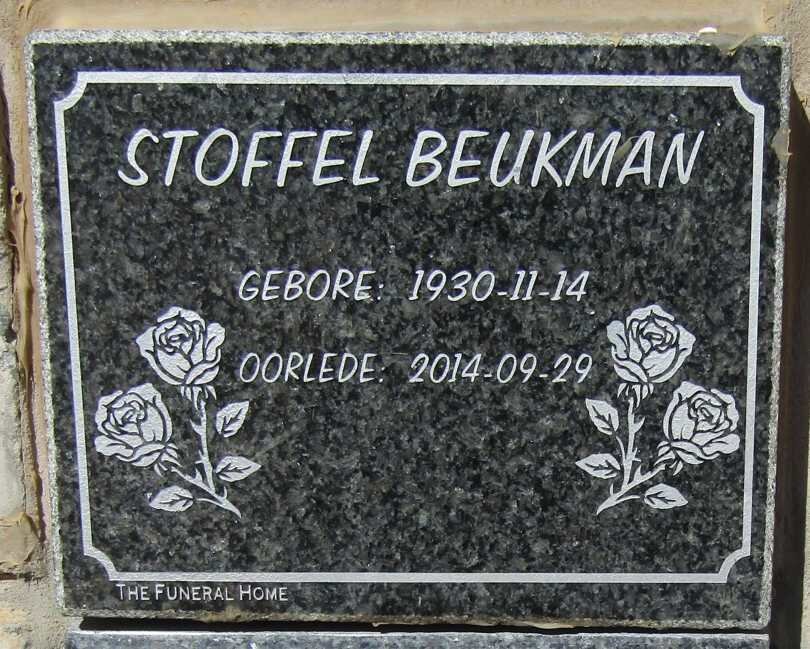 BEUKMAN Stoffel 1930-2014