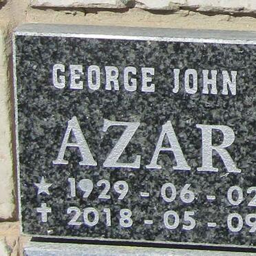 AZAR George John 1929-2018