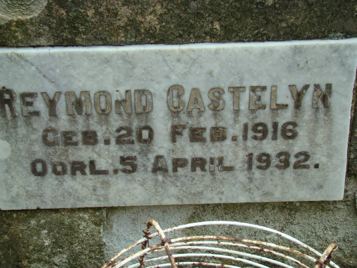 CASTELYN Reymond 1916-1932