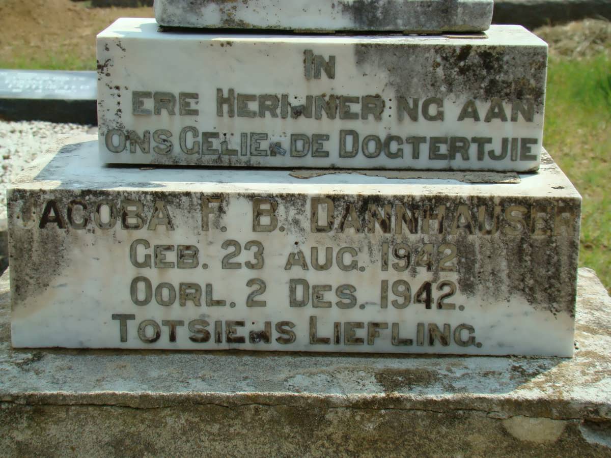 DANNHAUSER Jacoba F.B. 1942-1942