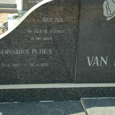 DYK Gerhardus Petrus, van 1897-1972