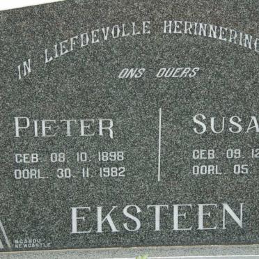EKSTEEN Pieter 1898-1982 &amp; Susanna 1903-1971