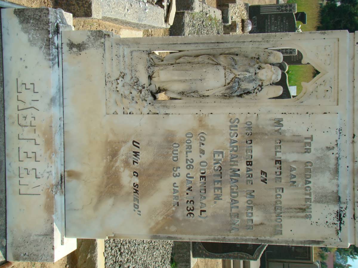 EKSTEEN Susarah Magdalena nee ODENDAAL -1936