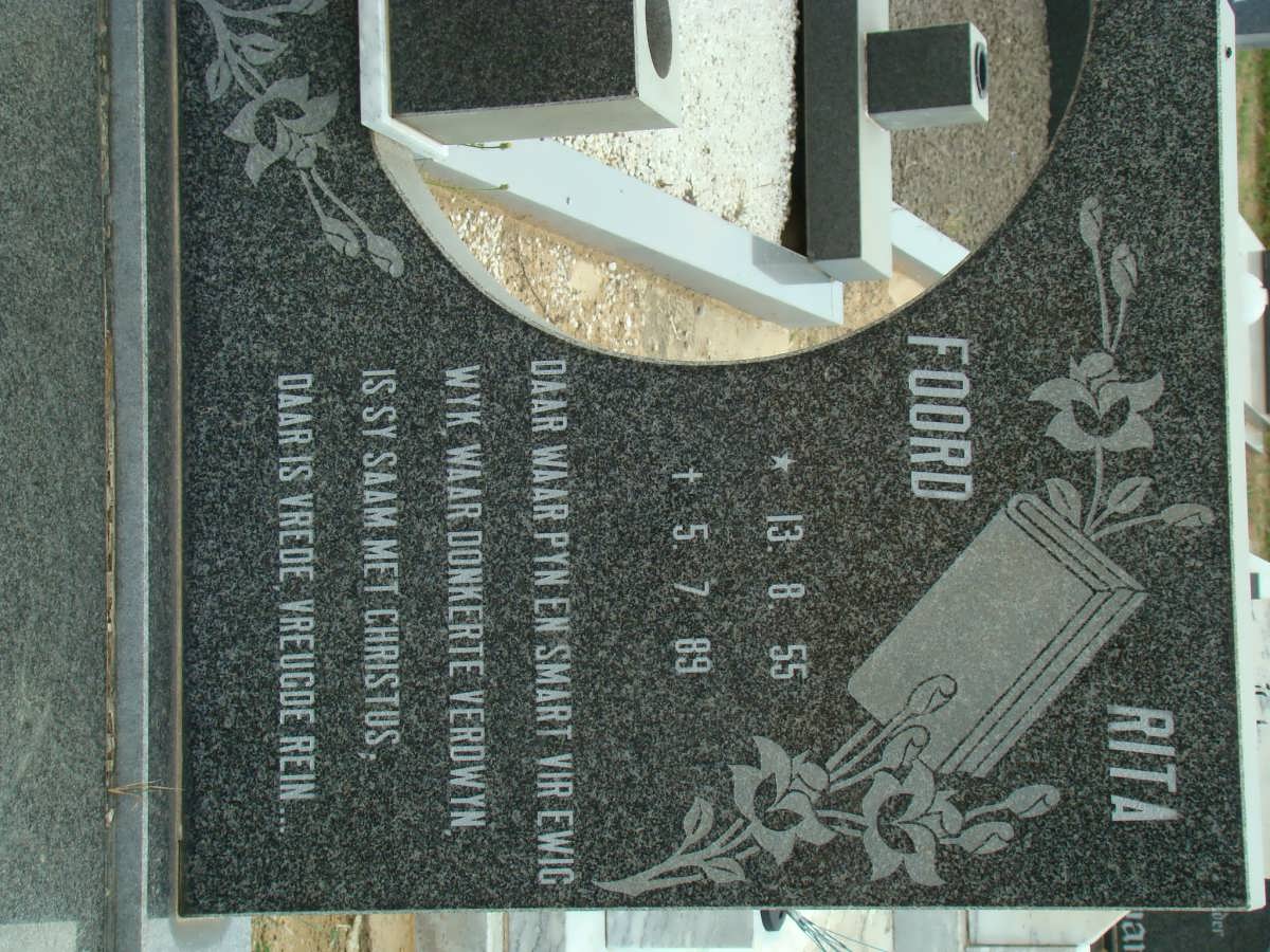 FOORD Rita 1955-1989