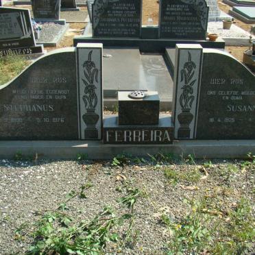 FERREIRA Stephanus 1908-1976 &amp; Susanna 1925-1995