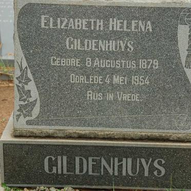 GILDENHUYS Elizabeth Helena 1879-1954