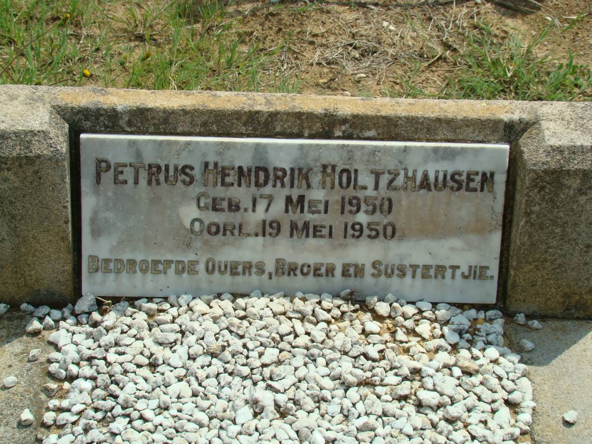 HOLTZHAUSEN Petrus Hendrik 1950-1950