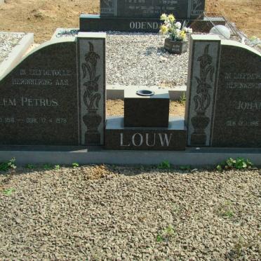 LOUW Willem Petrus 1916-1978 &amp; Johanna Alida 1918-1983 