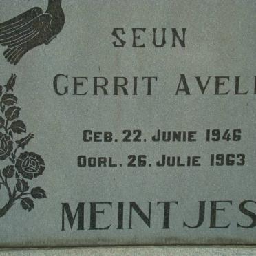 MEINTJES Gerrit Aveling 1946-1963