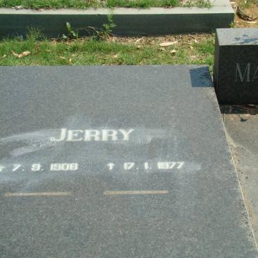MARITZ Jerry 1908-1977 &amp; Jerry EKSTEEN 1912-1980