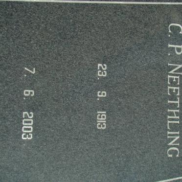 NEETHLING C.P. 1913-2003