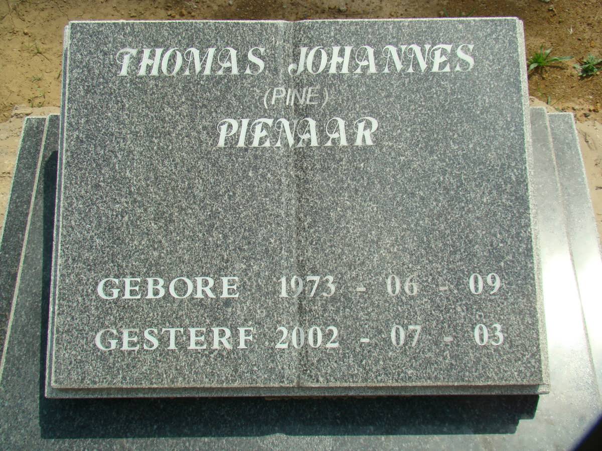 PIENAAR Thomas Johannes 1973-2002