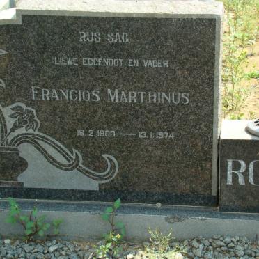 ROUX Francois Marthinus 1900-1974