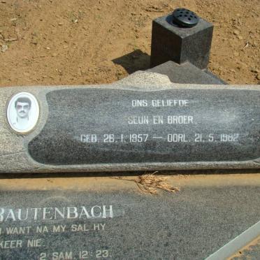 RAUTENBACH Gerrit 1957-1982 