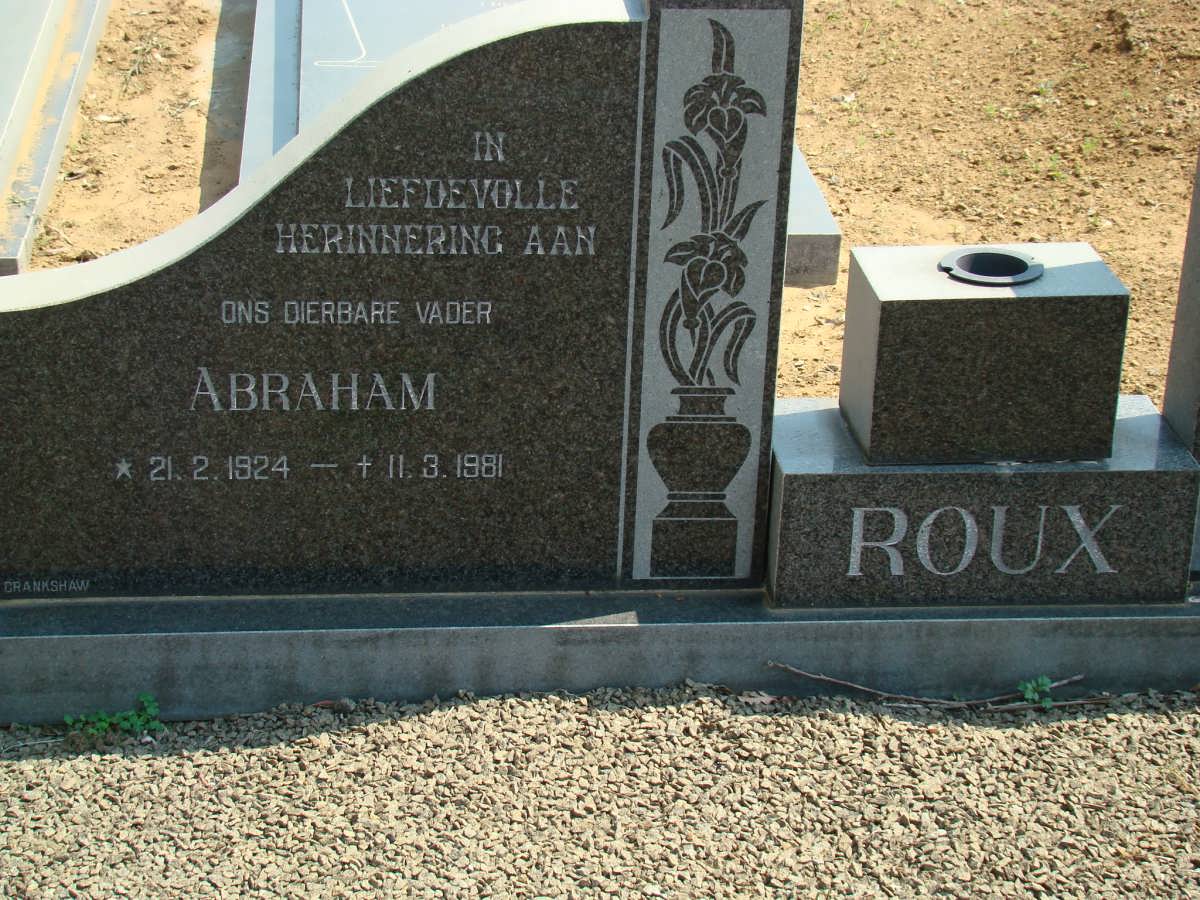 ROUX Abraham 1924-1981