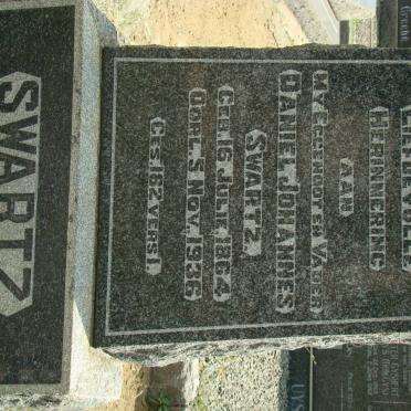 SWARTZ Daniel Johannes 1864-1936