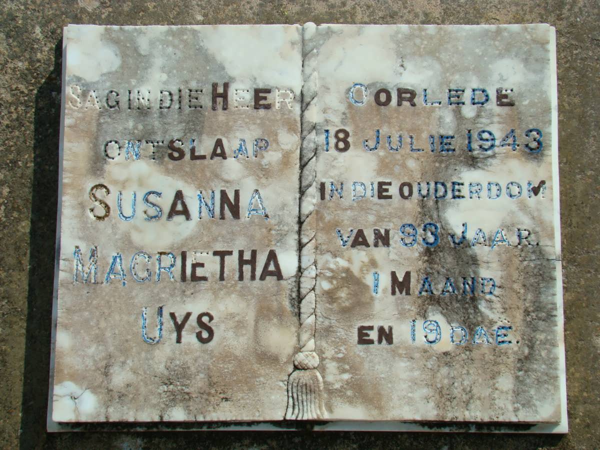 UYS Susanna Magrietha -1943