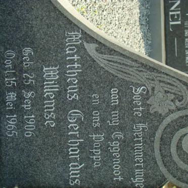 WILLEMSE Mattheus Gerhardus 1906-1965