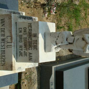 WESTHUIZEN C.J.U., van der
