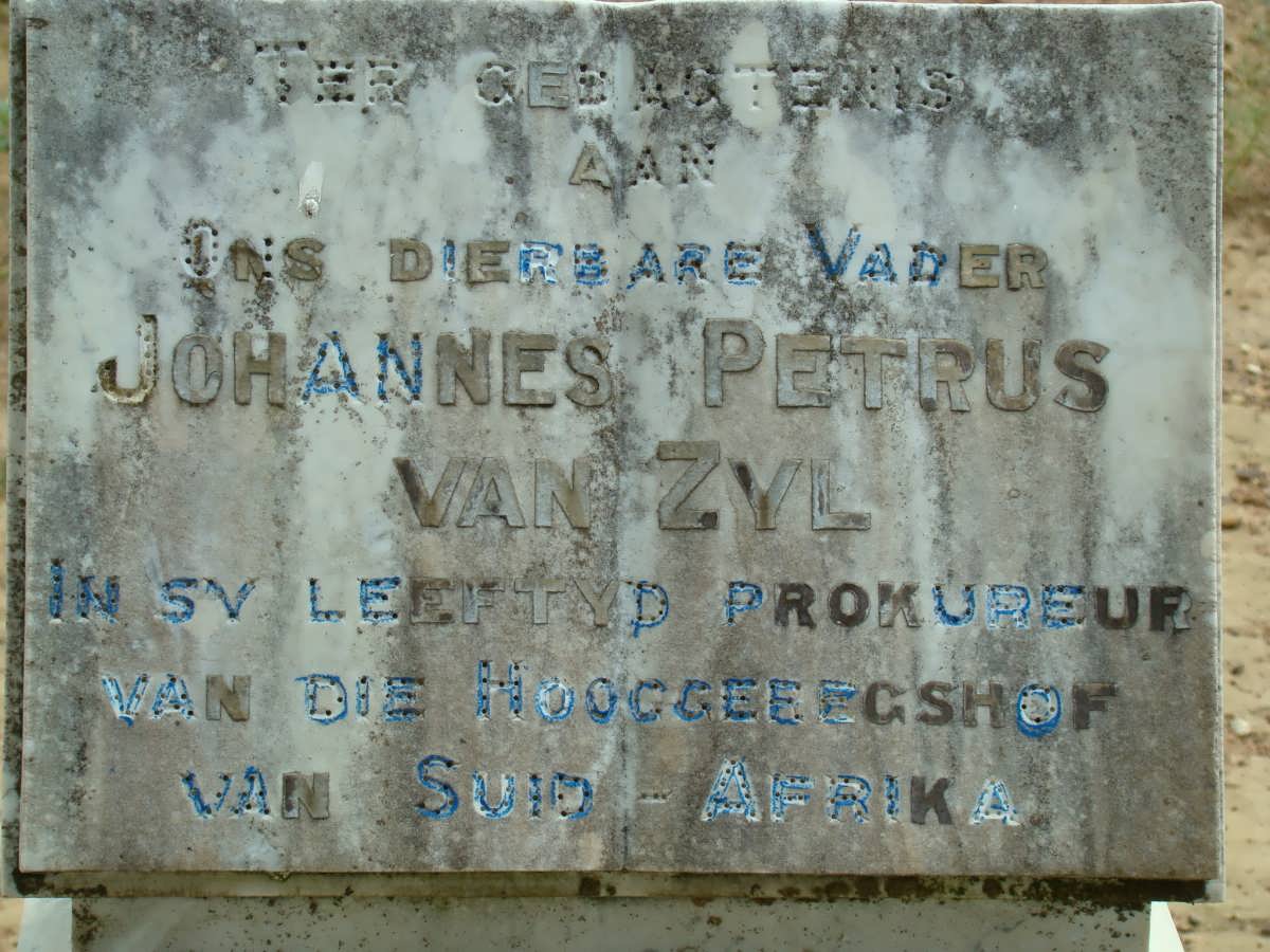 ZYL Johannes Petrus, van