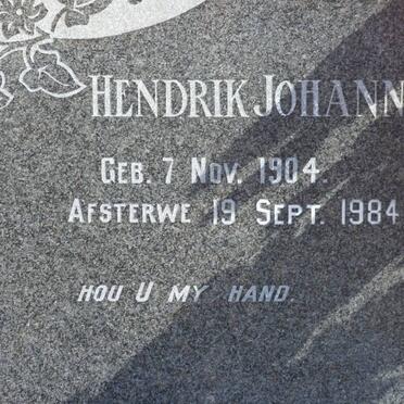 BENADE Hendrik Johannes 1904-1984 &amp; Anna Helena PRINSLOO 1905-1979