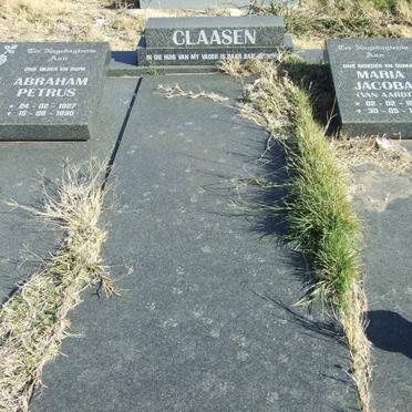 CLAASEN Abraham Petrus 1927-1990 &amp; Maria Jacoba van AARDT 1934-1997