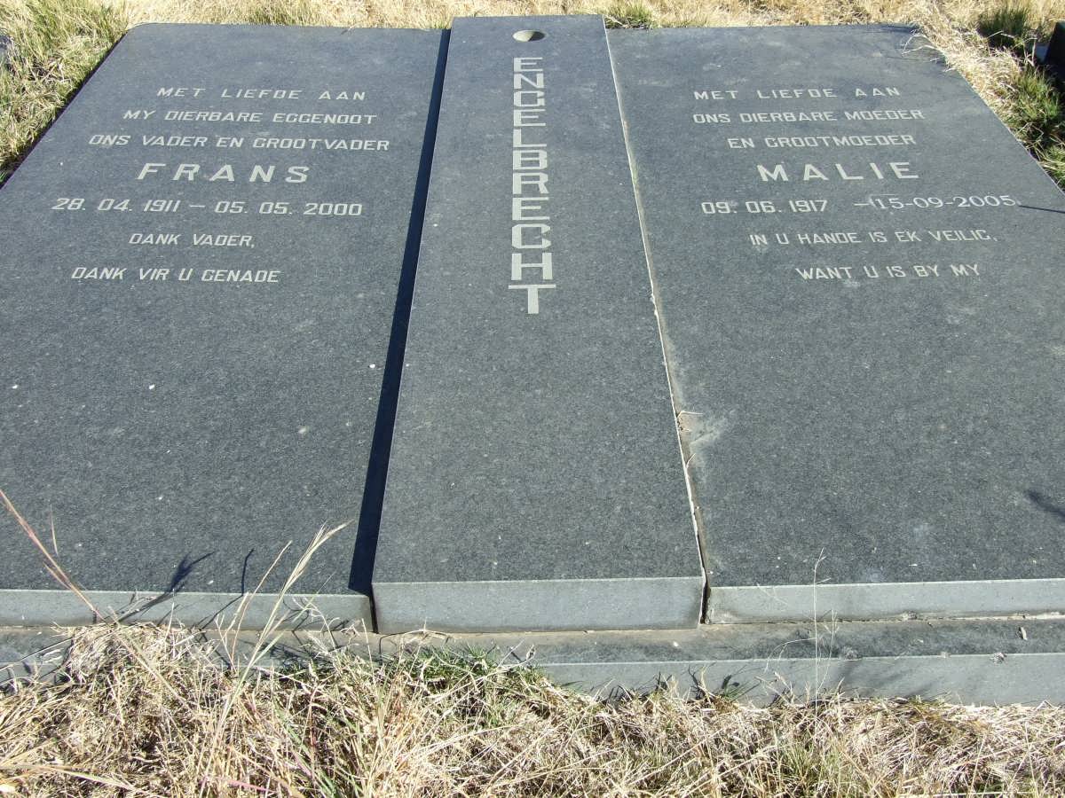 ENGELBRECHT Frans 1911-2000 &amp; Malie 1917-2005