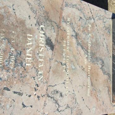 GRANGE Christiaan Daniel, le 1929-2003