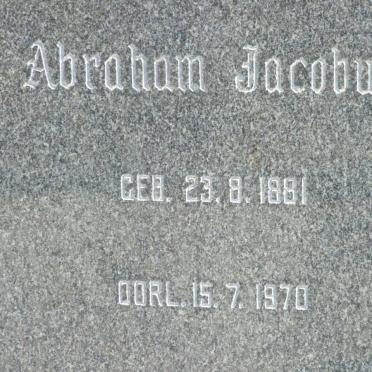 MOUTON Abraham Jacobus 1881-1970 &amp; Anna Maria Cornelia SCHOEMAN 1881-1970