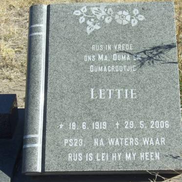 MOUTON Jacobus Frederik 1915-1991 &amp; Lettie 1919-2006