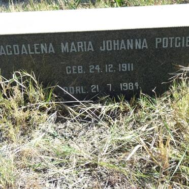 POTGIETER Magdalena Maria Johanna 1911-1984