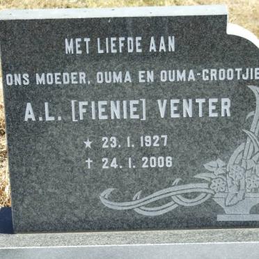 VENTER A.L. 1927-2006