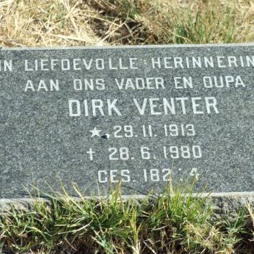 VENTER Dirk 1913-1980