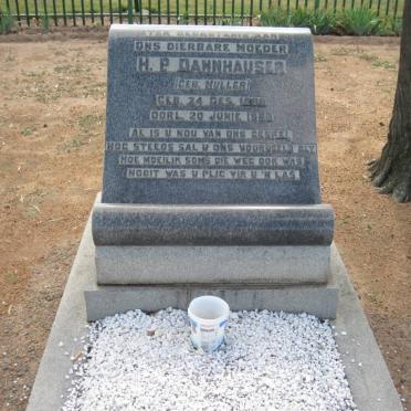 DANNHAUSER M.P. nee MULLER 1889-1958