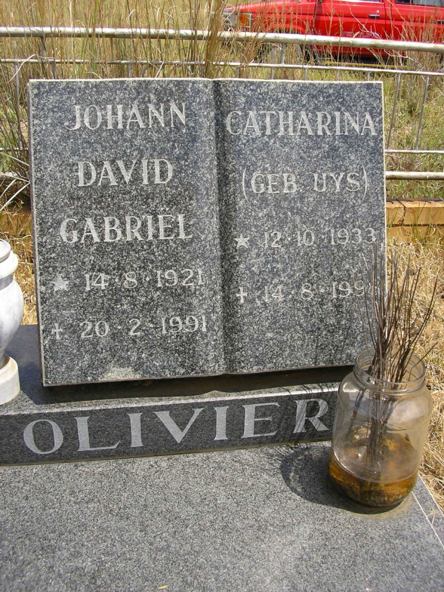 OLIVIER David Gabriël 1921-1991