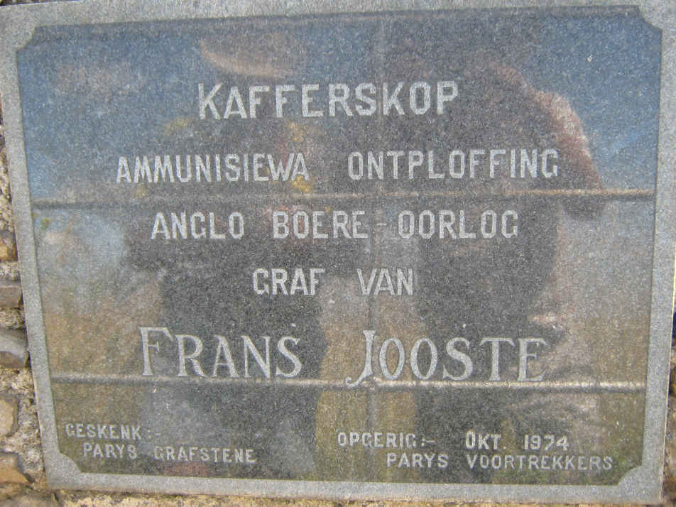 JOOSTE Frans