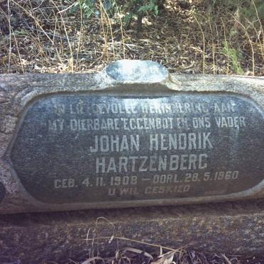 HARTZENBERG Johan Hendrik 1908-1960