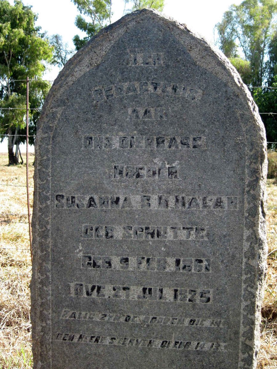 MALAN Susanna C.M. nee SCHUTTE 1861-1925