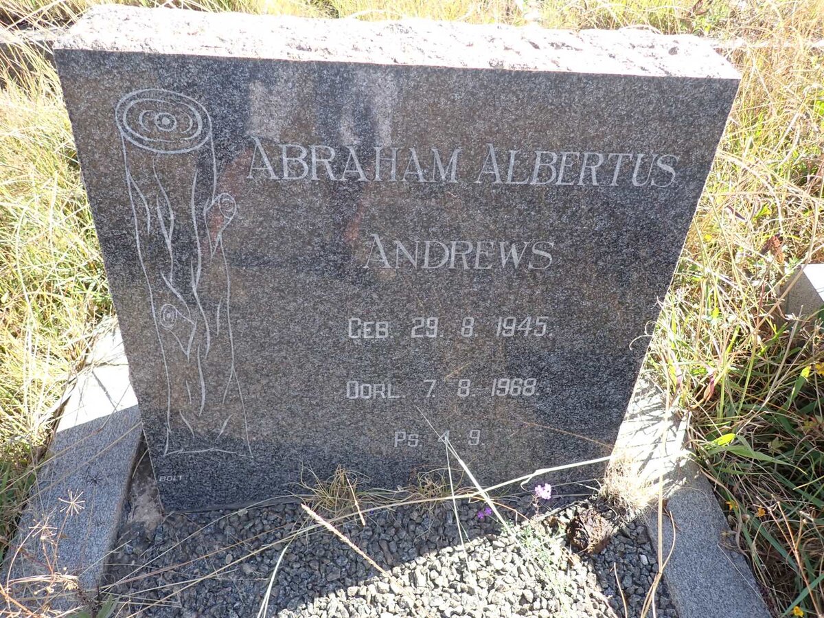 ANDREWS Abraham Albertus 1945-1968