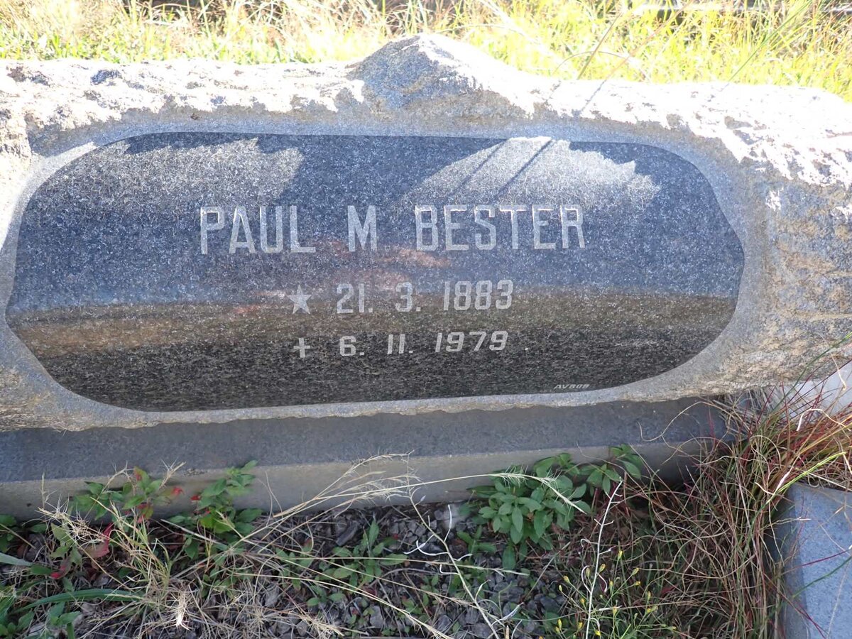 BESTER Paul M. 1883-1979