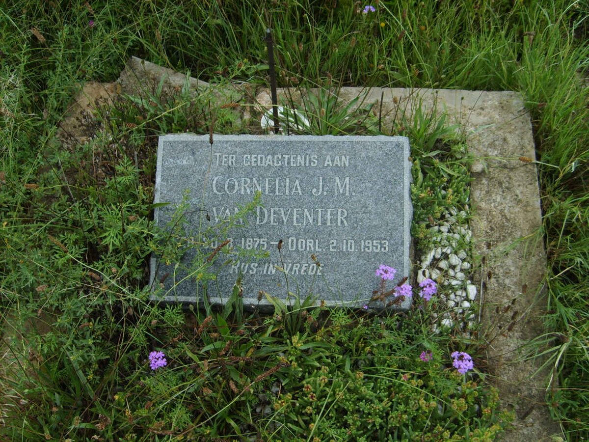 DEVENTER Cornelia J.M., van 1875-1953