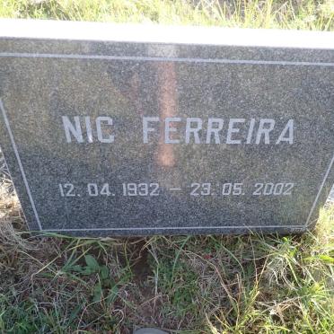 FERREIRA Nic 1932-2002