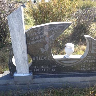 GELDENHUYS Willem T. 1916-1986 & Hester S. VAN DER MERWE 1920-1986