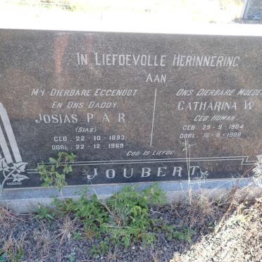 JOUBERT Josias P.A.R. 1893-1969 & Catharina W. HUMAN 1904-1988
